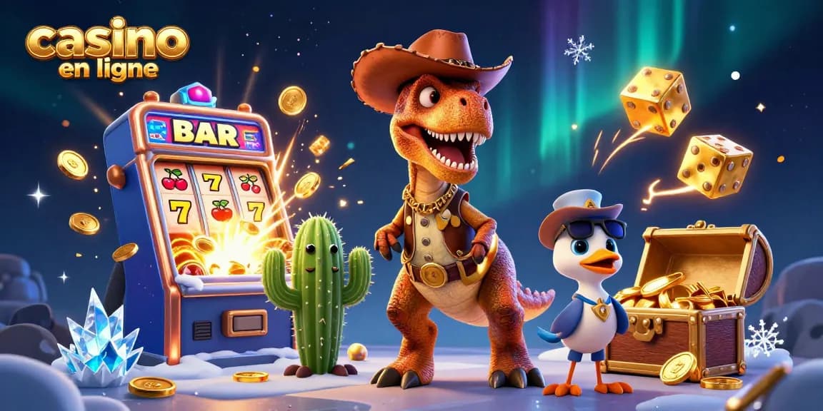 Jouez à des machines à sous excitantes avec casino en ligne dans un univers coloré rempli de bonus.