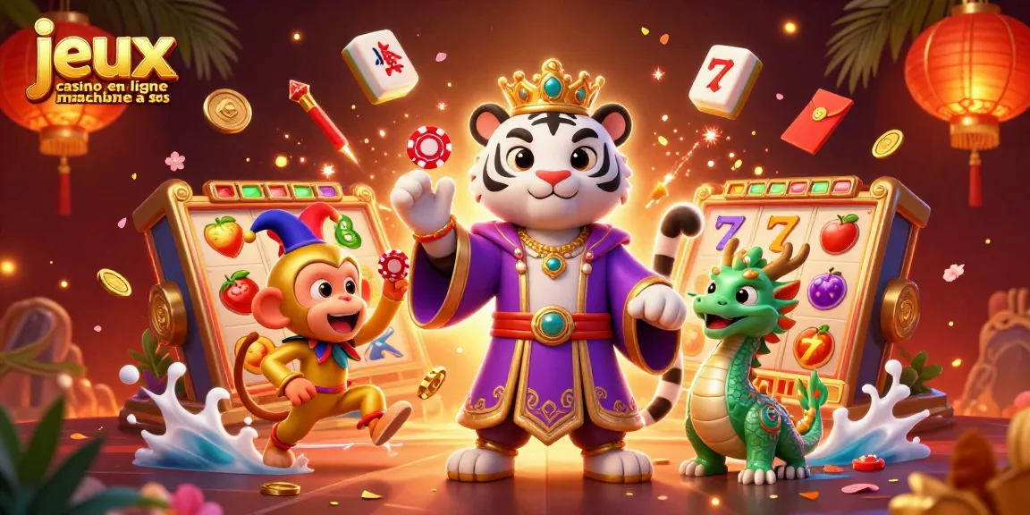 Jouez à des jeux de machine à sous en ligne captivants dans ce monde imaginaire rempli de tigres et de dragons.