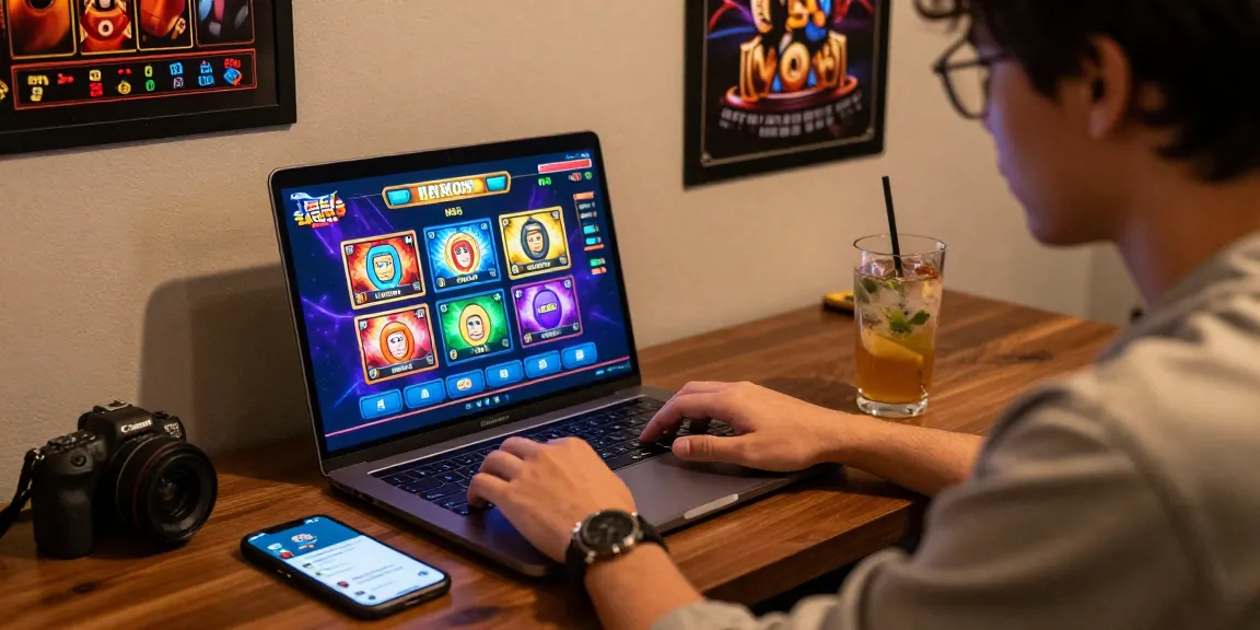 Engaging online gaming scene with various slot options highlighting link alternatif hero138 for access to exciting games.