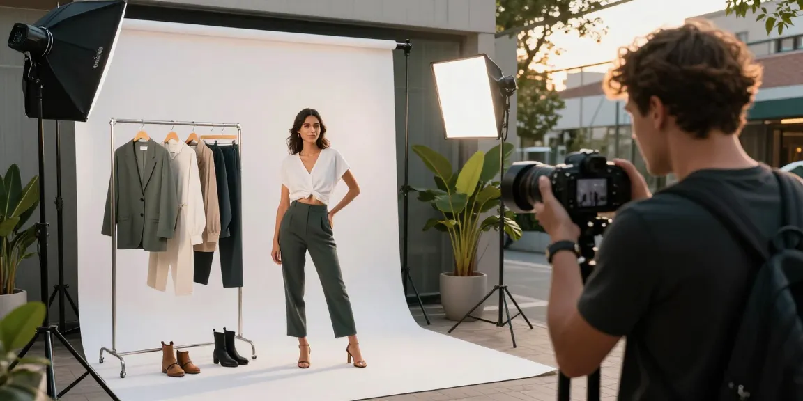 Photographe professionnel à Milan réalisant des foto ecommerce de haute qualité pour les boutiques en ligne.