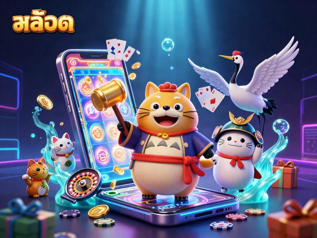 สล็อตแมชชีนที่มีความสนุกสนานกับตัวละครและอุปกรณ์เกมคาสิโนมากมาย