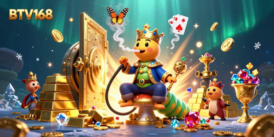 Engage with BTV168 in a vibrant casino adventure featuring a hookah-master and treasures galore.