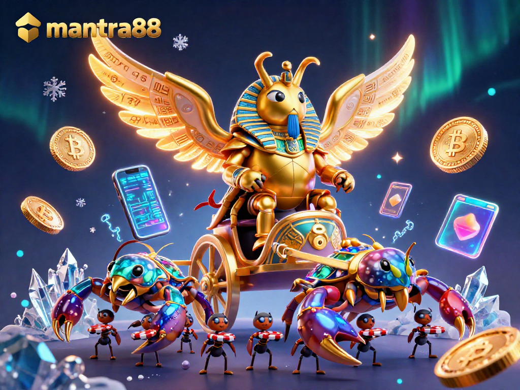 Experience the thrill at mantra88 with a vibrant casino scene showcasing winning adventures.