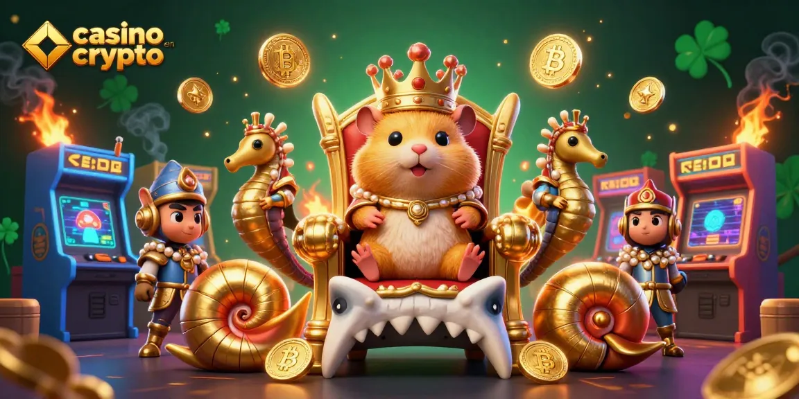Profitez de jeux sur un casino en crypto avec des personnages amusants et des éléments colorés.