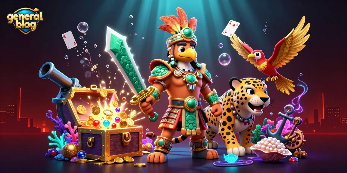 Engage with the thrilling general blog about casino games featuring dynamic Aztec characters and vibrant imagery.