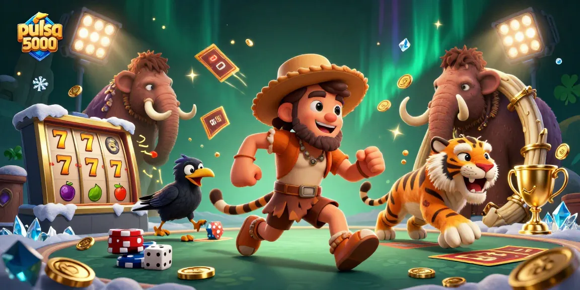 Menangkan slot pulsa 5000 dengan keberuntungan di kasino pra-sejarah yang meriah ini.