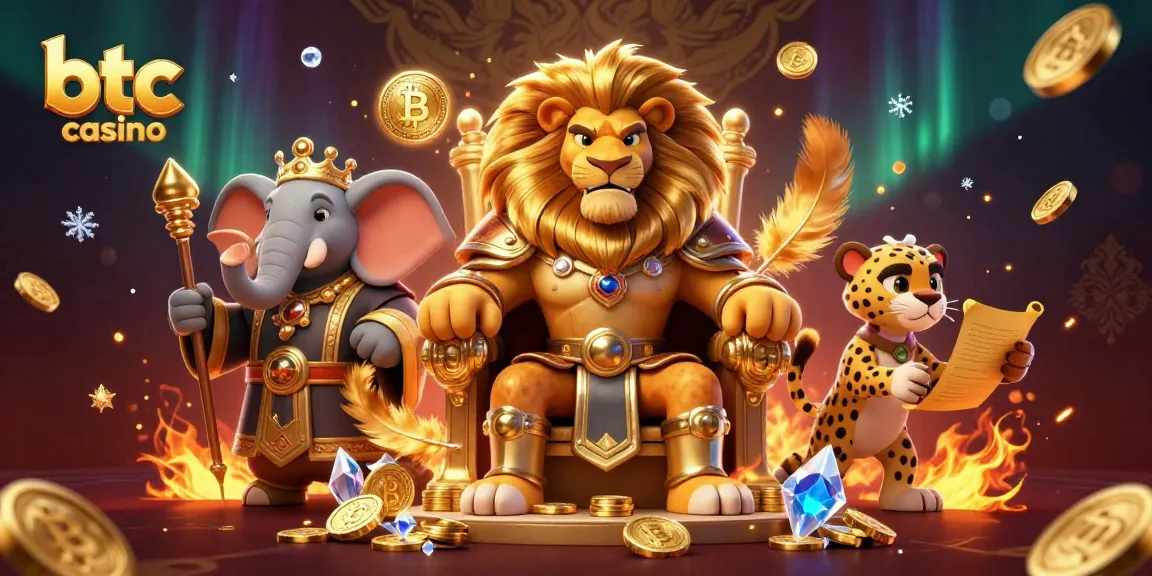Gioca nel btc casino con avvincenti effetti grafici e personaggi 3D tra oro e criptovalute.