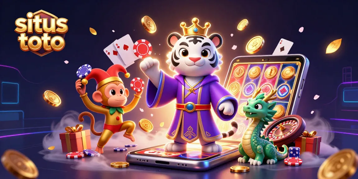 Experience the thrill of situs toto gambling with engaging characters and dynamic casino elements.