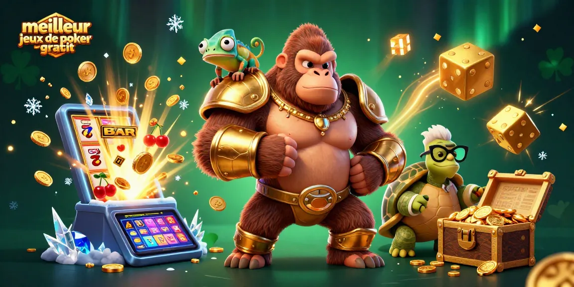 Découvrez le meilleur jeux de poker gratuit avec ce design captivant illustrant la passion du poker.