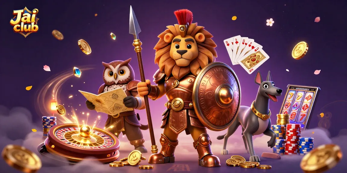 Experience the thrill of Jai club gaming with epic characters and energetic scenes.