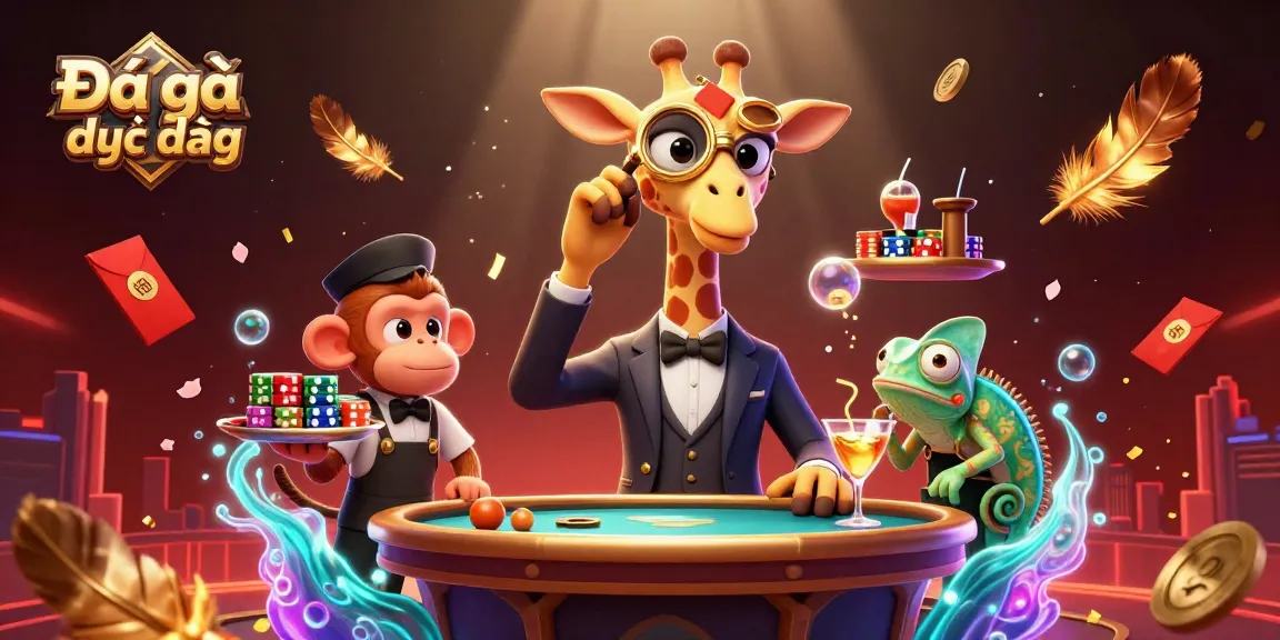 Engage in Đá gà trực tiếp viewing with thrilling characters in a dynamic betting scene.