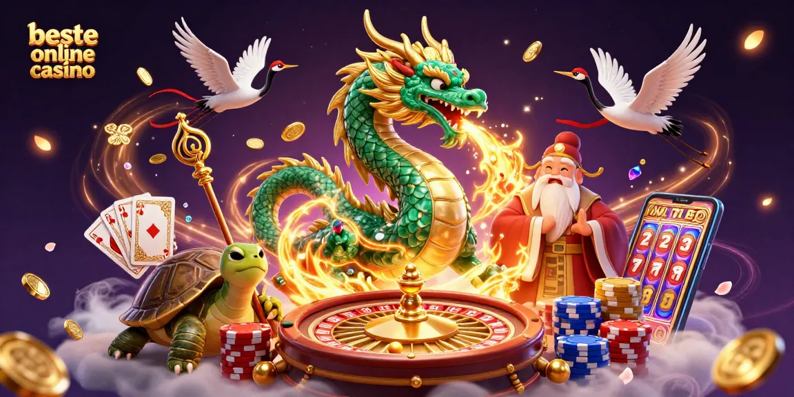 Experience excitement at the beste online casino with vibrant elements in an immersive gaming scene.