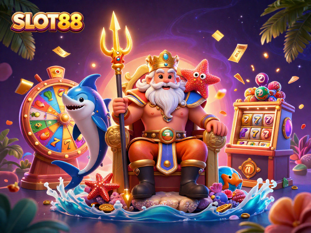 Mengakses permainan menarik SLOT88 dengan putaran slot beruntun bersama karakter ikonik, memenangkan jackpot cemerlang.