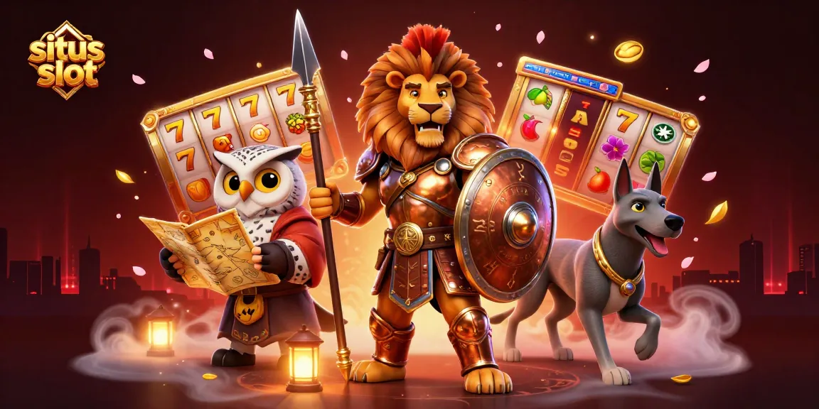 Experience the thrill of situs slot with spinning reels and vibrant fruit symbols in a captivating casino scene.