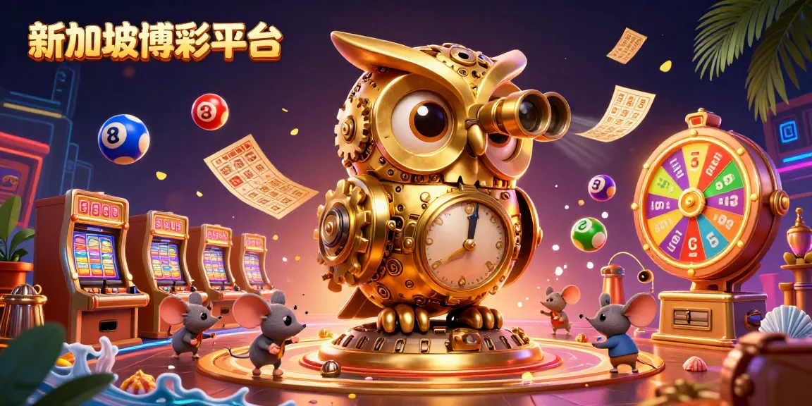 在新加坡博彩平台享受博彩樂趣,浩大的金色貓頭鷹監視著賭場,充滿色彩的數字球四處飛舞。