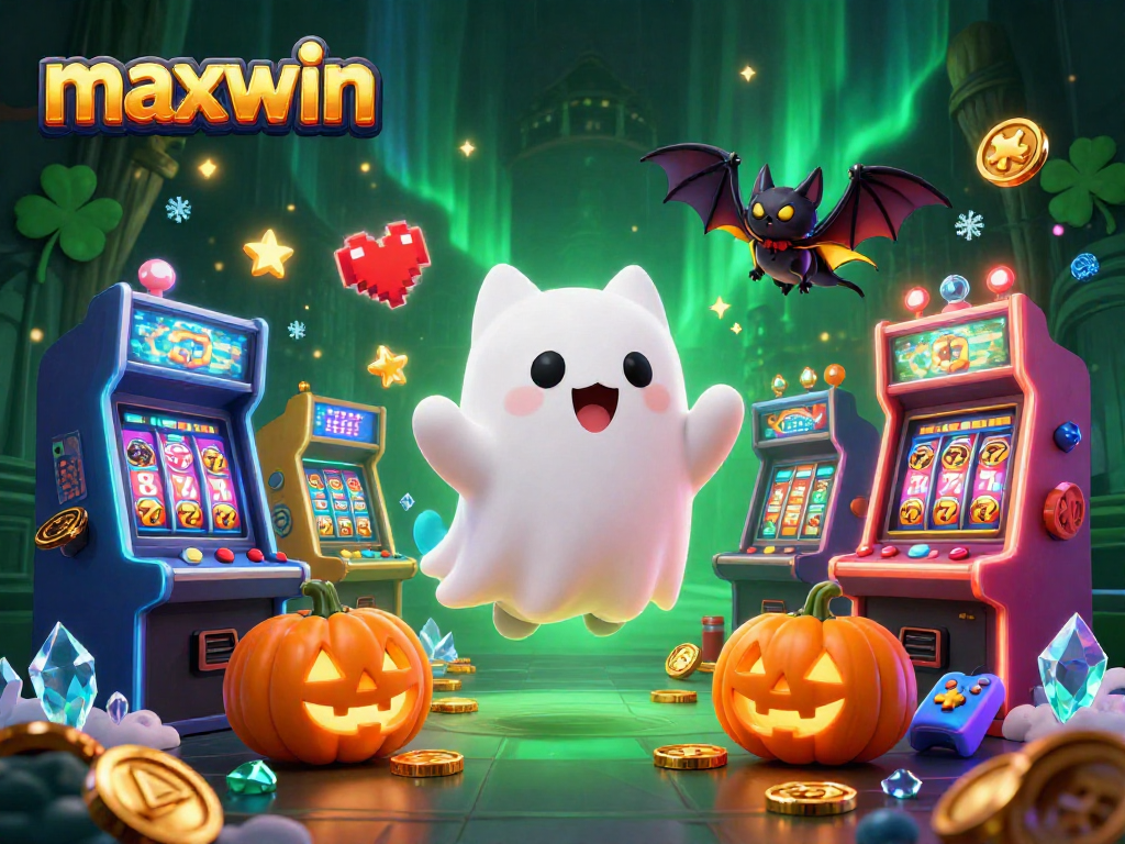 maxwin menyerukan petualangan menang dengan kucing hantu dan elemen slot yang cerah