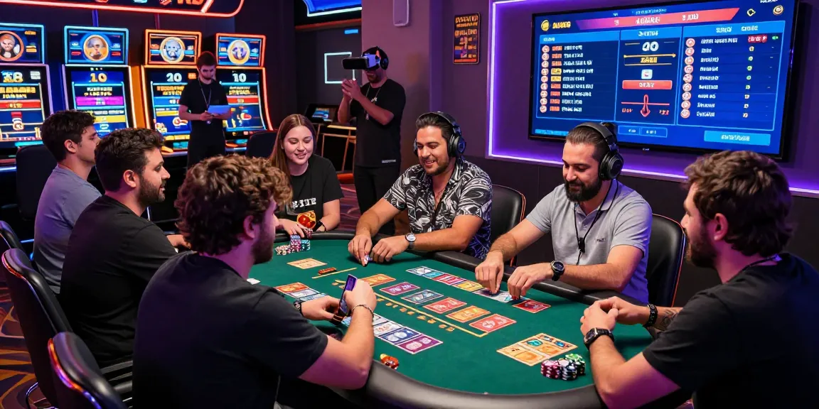 Engaged players enjoying the andar bahar casino game in a vibrant online casino environment with a live dealer.