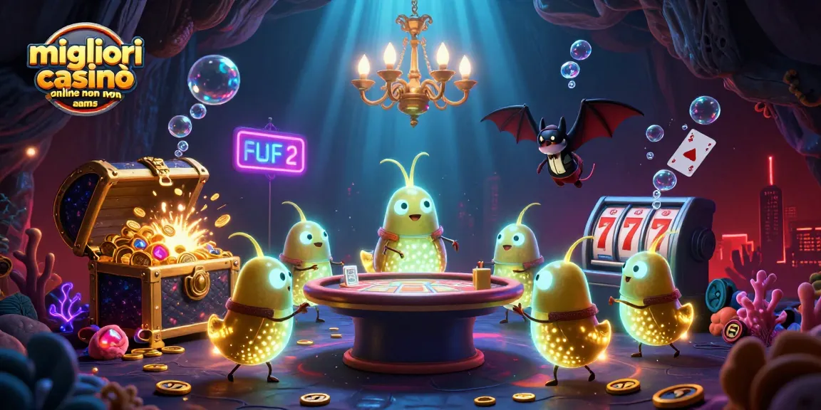 Scopri i migliori casinò online non aams illuminati da luccicanti vermi bioluminescenti e ricchi premi.