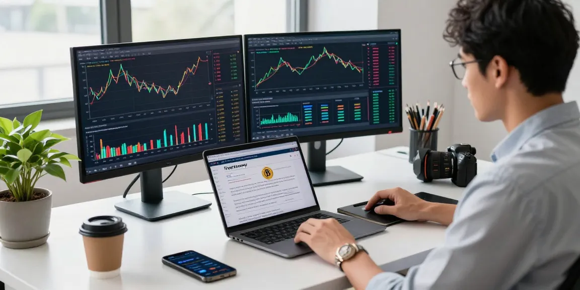 Recover lost crypto through detailed analysis and strategic planning in a modern financial workspace.