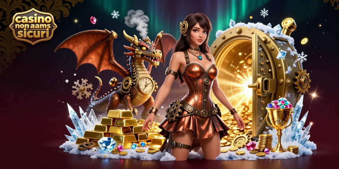 Vivi un gioco emozionante nei casino non aams sicuri con tesori d'oro e personaggi 3D affascinanti.