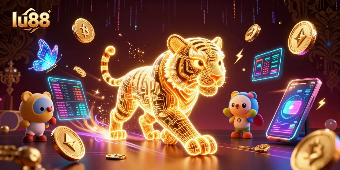 Experience epic gaming at lu88 with the vibrant 3D casino landscape and digital excitement.